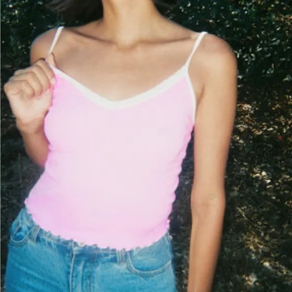 JOHN GALT PINK NICOLETTE TANK - Picture 5 of 5